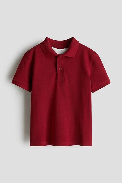 Cotton Pique Polo Shirt