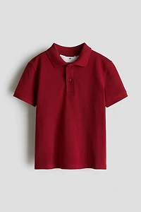 Cotton Pique Polo Shirt