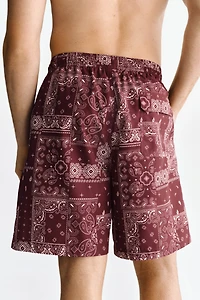 Patterned Swim Shorts