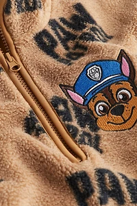 Half-Zip Teddy Fleece Shirt