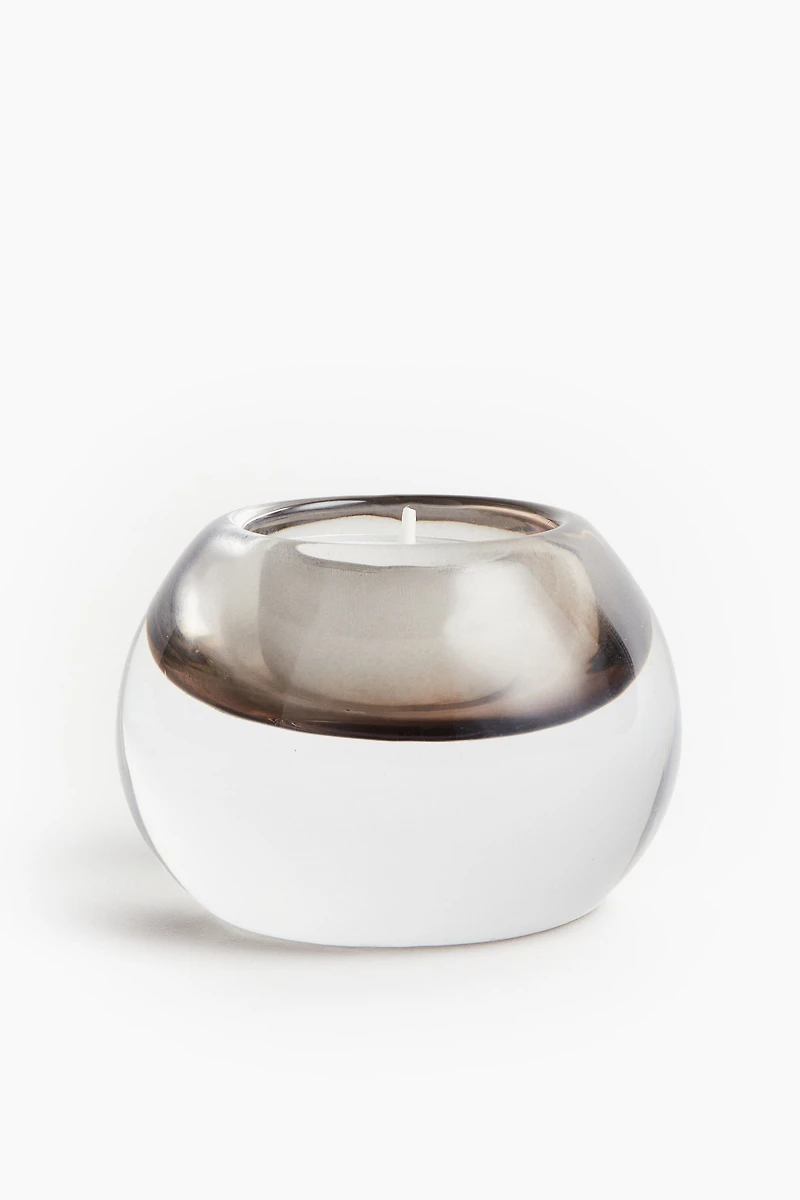 Glass Tea Light Holder
