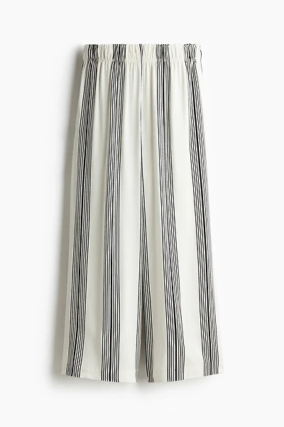 Cropped Pull-On Pants