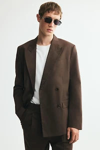 Relaxed-Fit Double-Breasted Jacket