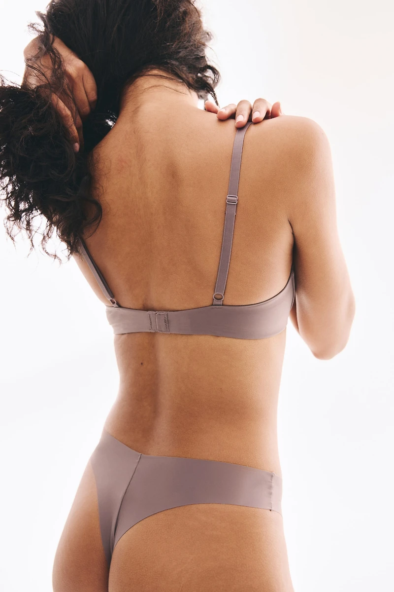 Soft-Cup Microfiber Push-Up Bra