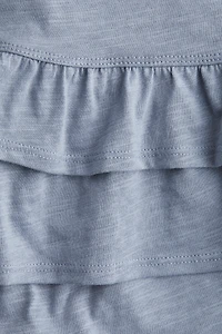 Tiered Jersey Skirt