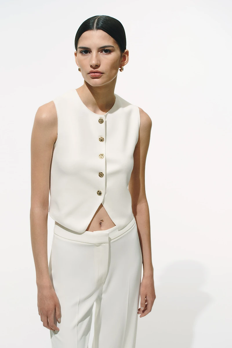 Chandail sans manches en jersey