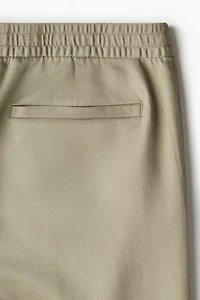 Relaxed-Fit Linen-Blend Shorts