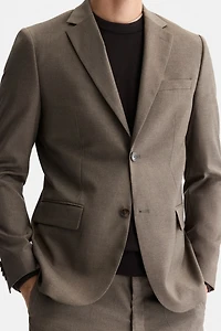 Regular-Fit Single-Breasted Jacket