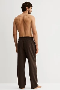 Relaxed-Fit Flannel Pants