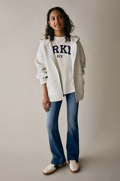 Flared Leg Low Jeans