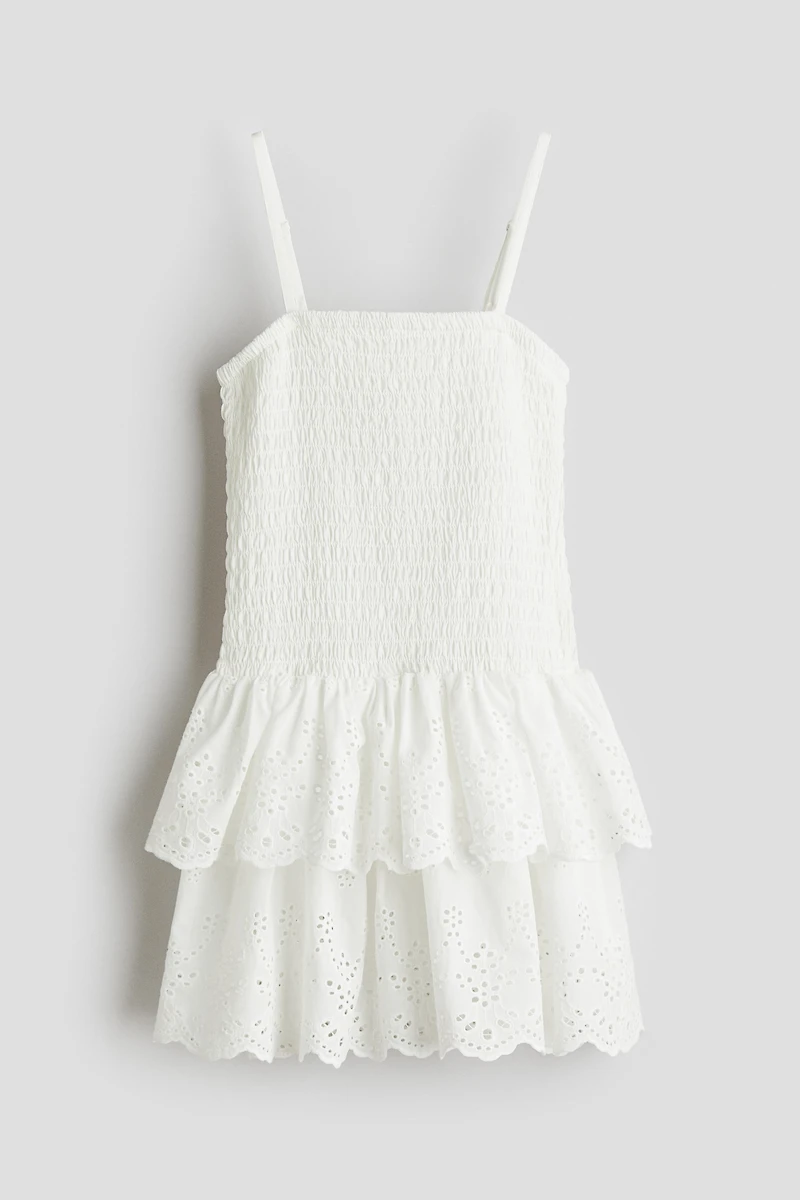 Smocked Strappy Dress