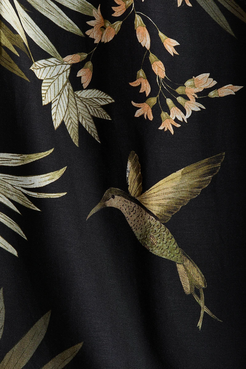 Flared Halterneck Dress