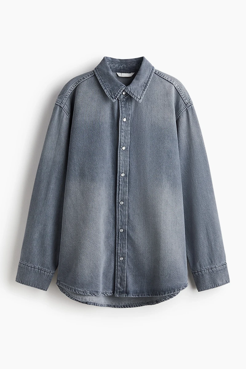 Chemise en denim doux comme la plume