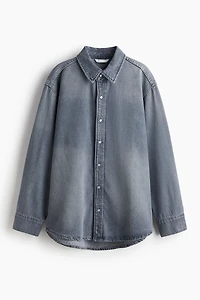 Chemise en denim doux comme la plume