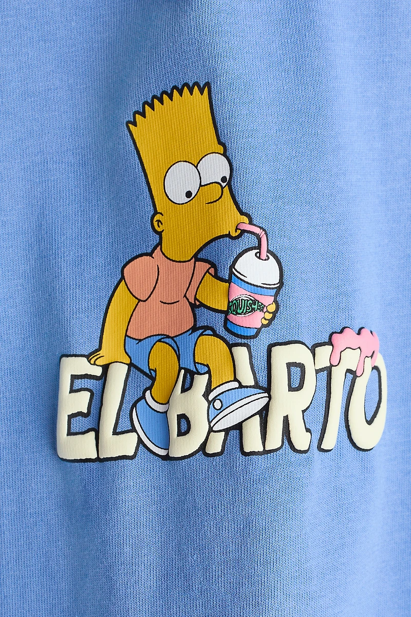 T-shirt en coton avec motif imprimé