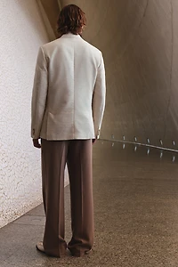 Loose-Fit Double-Breasted Jacket