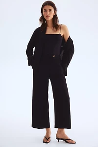Dressy Linen-Blend Pants