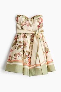 Robe en lin mélangé