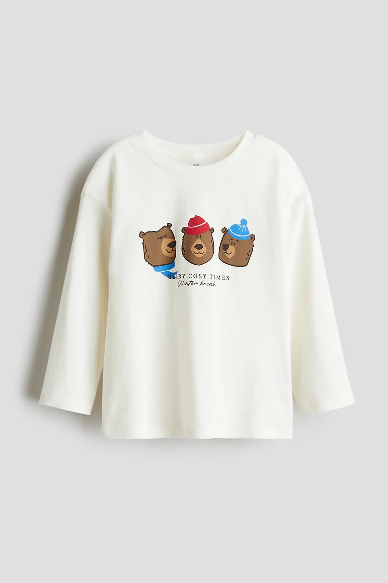 T-shirt en coton avec motif