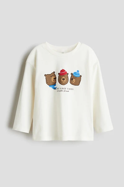 T-shirt en coton avec motif