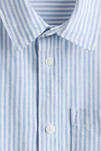 Short-Sleeved Cotton Shirt