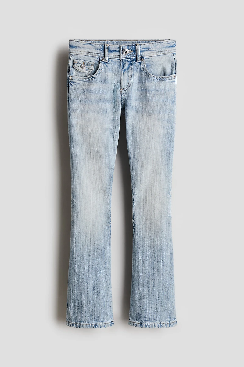 Flared Leg Low Jeans