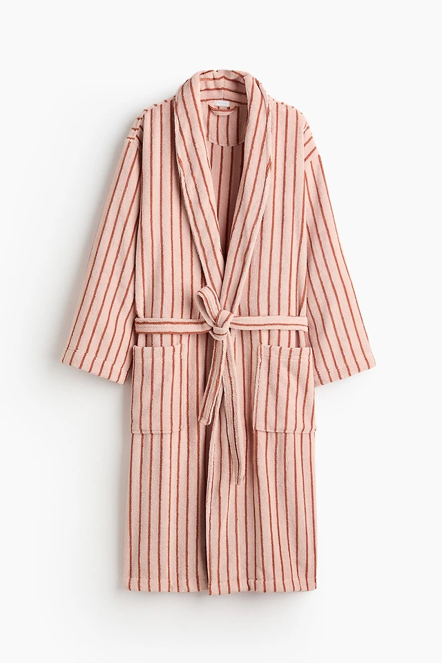H&M Washed Linen Bathrobe | Pacific City