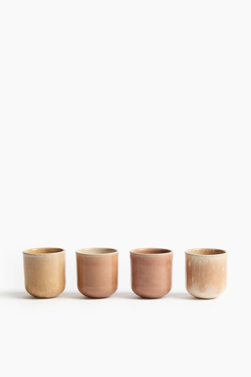 Lot de 4 tasses à expresso