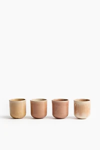 Lot de 4 tasses à expresso