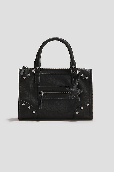 Charm-Detail Handbag