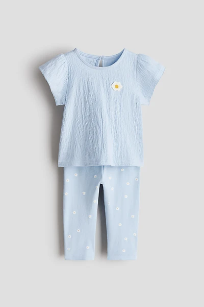 2-Piece Top and Leggings Set