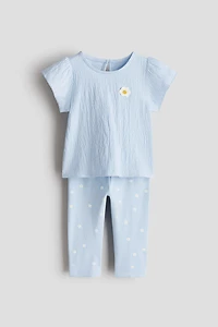 2-Piece Top and Leggings Set