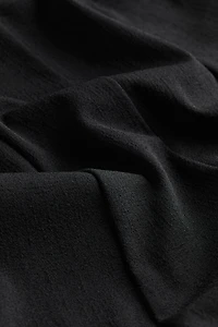 Mock-turtleneck Jersey Dress