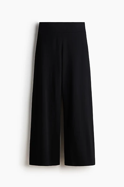 Flared Jersey Pants