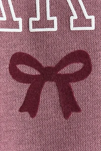 Brushed-Inside Sweatshirt with Printed Motif