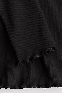 Haut à manches longues en jersey