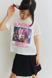 T-shirt en coton avec motif imprimé