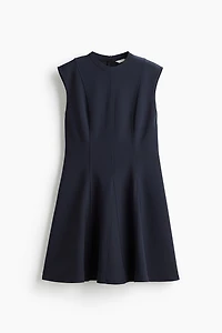 Flared-Skirt Mini Dress