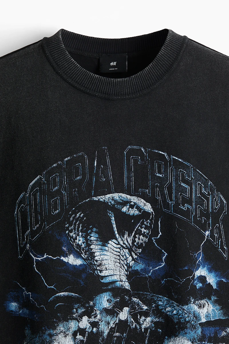 Loose-Fit Printed T-Shirt