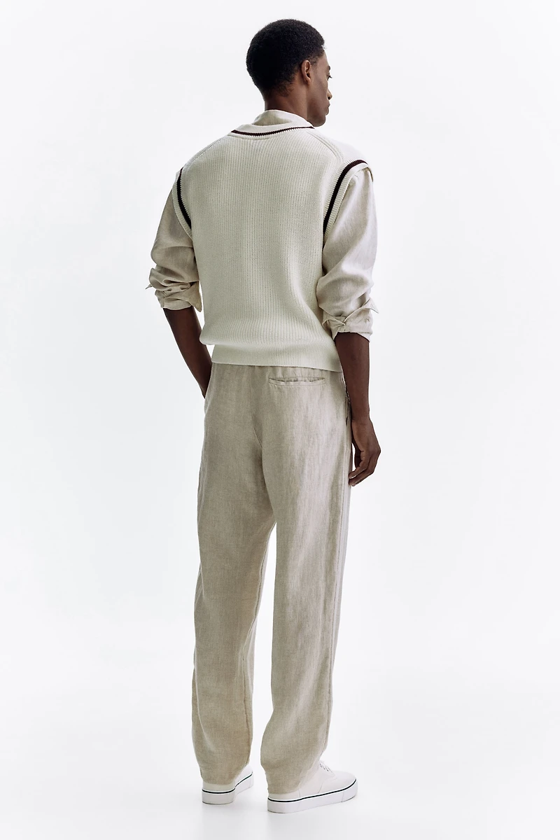 Pantalon classique en lin