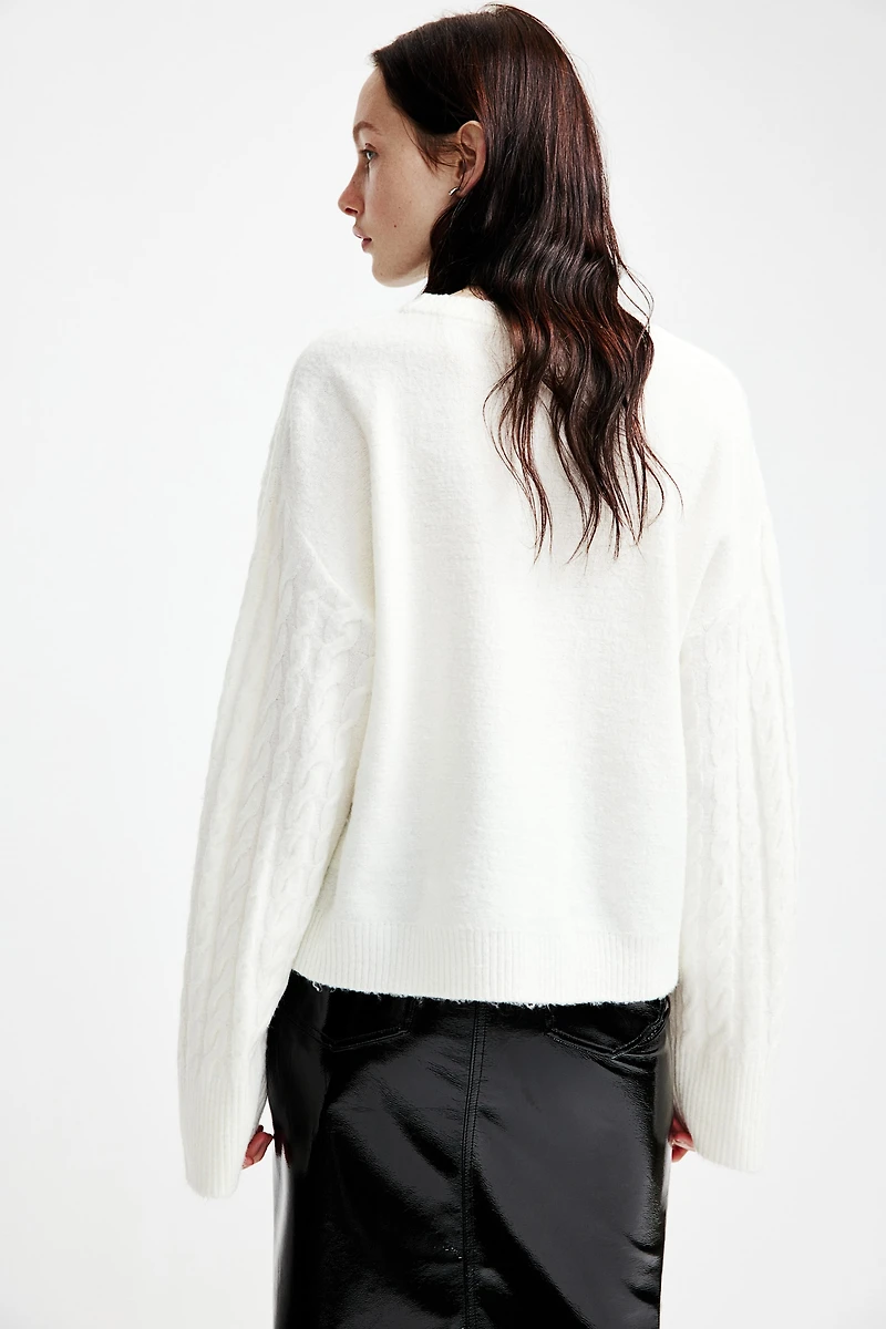 Cable-Knit Sweater