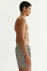 Seersucker swim shorts