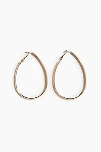 Oval Hoop Earrings