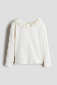 Ruffle-Collar Top