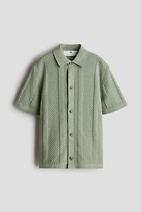 Textured-Knit Shirt