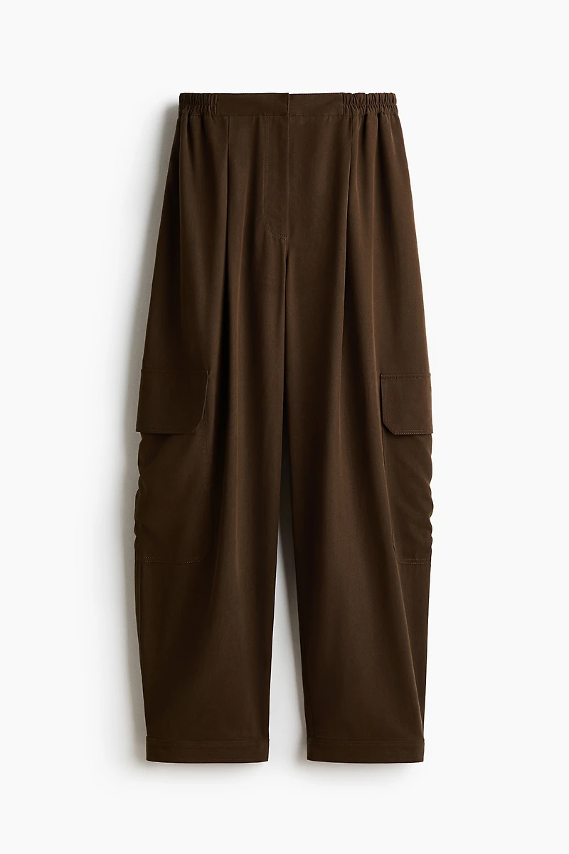 Lyocell-Blend Cargo Pants