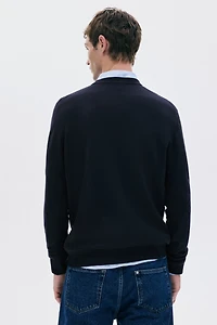 Chandail classique en tricot fin