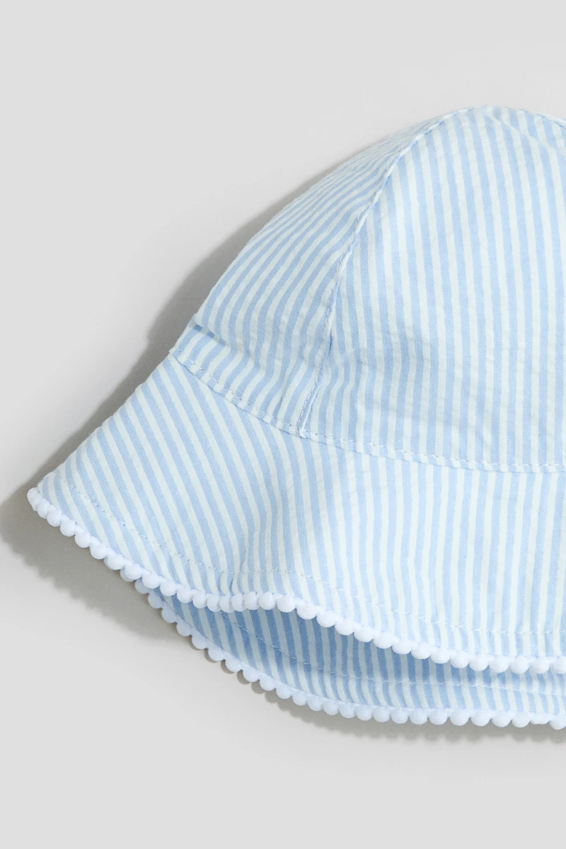 Patterned Cotton Sun Hat