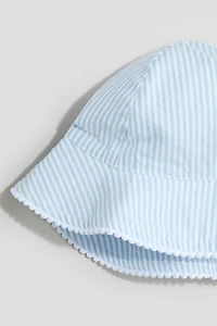 Patterned Cotton Sun Hat