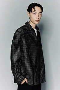 Loose Fit Flannel Shirt